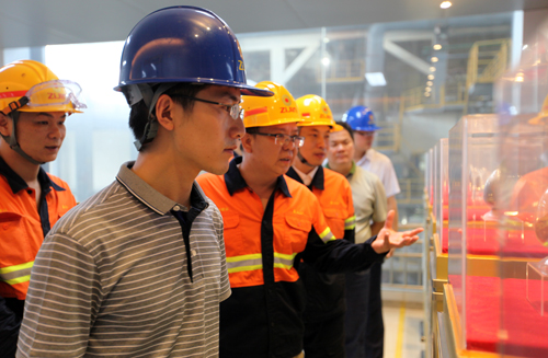 上杭县代县长王波到6008集团官方网站铜业调研