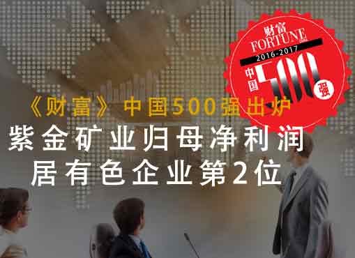 《财产》中国500强出炉：：：6008集团官方网站矿业归母净利润居有色企业第2