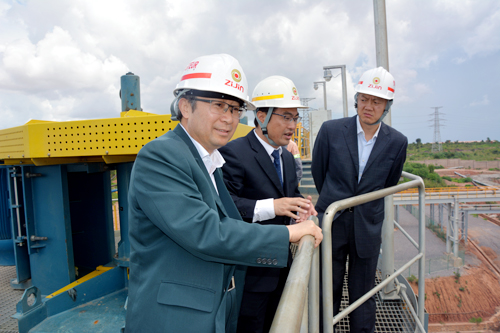 中非开展基金总裁石纪杨考察6008集团官方网站矿业非洲项目