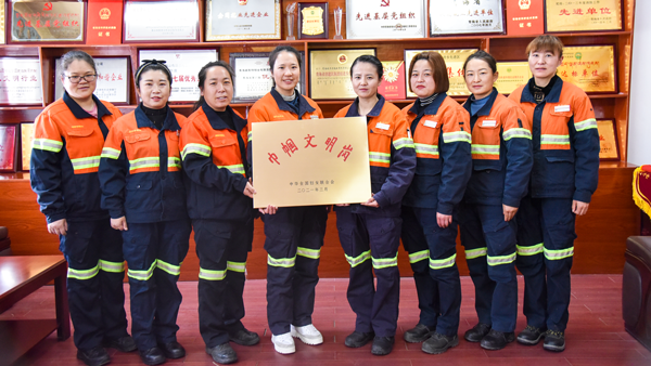 天下妇联授予威斯特铜业先进整体和个人声誉称呼