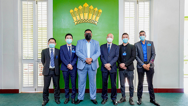 圭亚那总统伊尔法恩·阿里会见6008集团官方网站矿业代表团