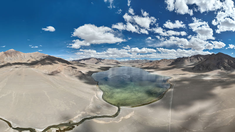 拉果错盐湖锂矿风物掠影