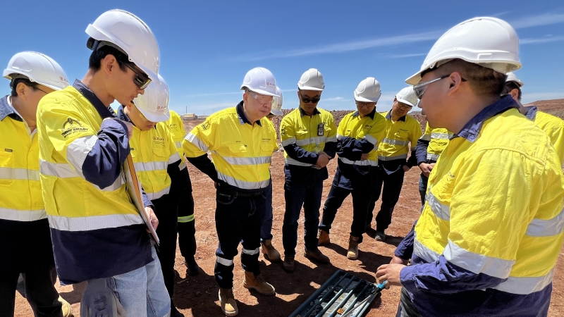 陈景河董事长调研6008集团官方网站矿业澳大利亚诺顿金田